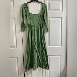 Free people green beach dress